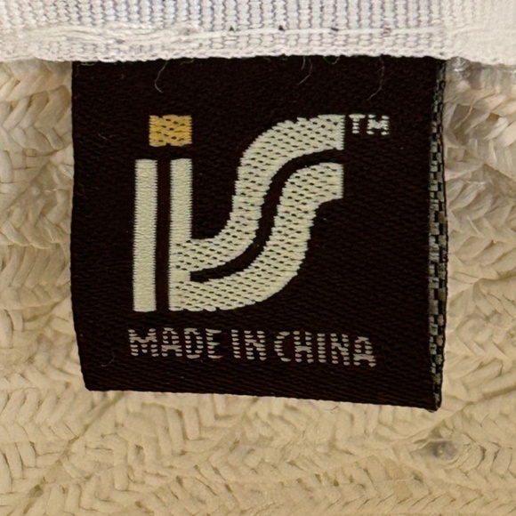 Women's Wide Brim Hat 100% Straw Paper Ivory Color - Picture 6 of 7